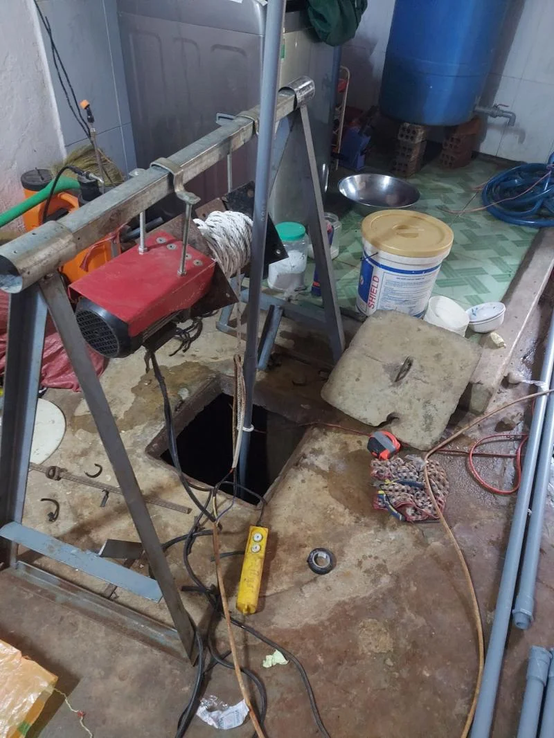 Sửa máy bơm nước,máy bơm giếng khoang tại nhà Pleiku