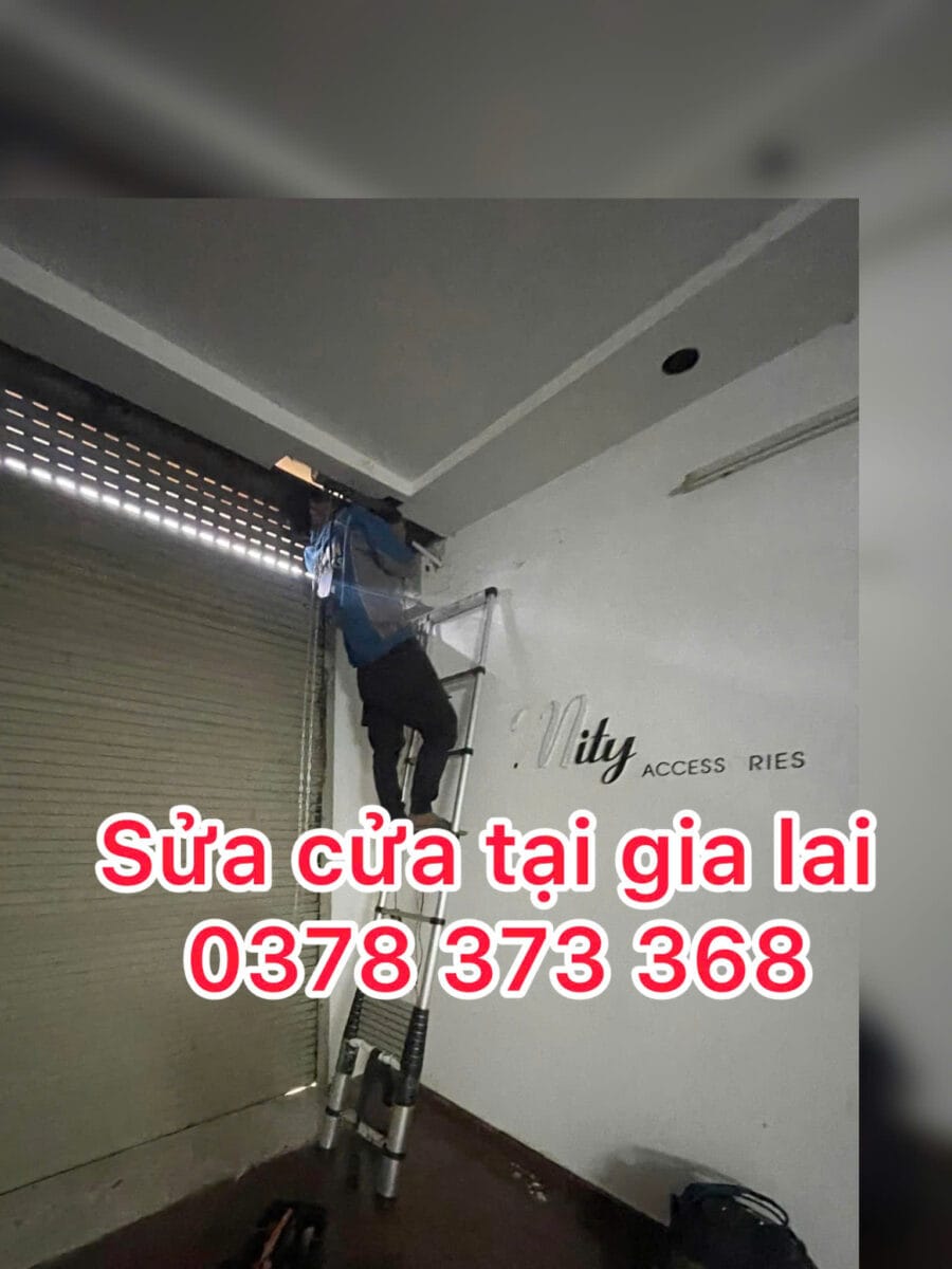 Sửa lổi cửa cuốn tại nhà gia lai